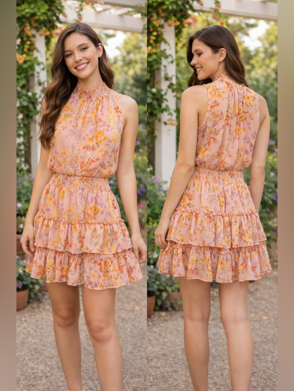 Jam and Jess Floral Ruffle Dress